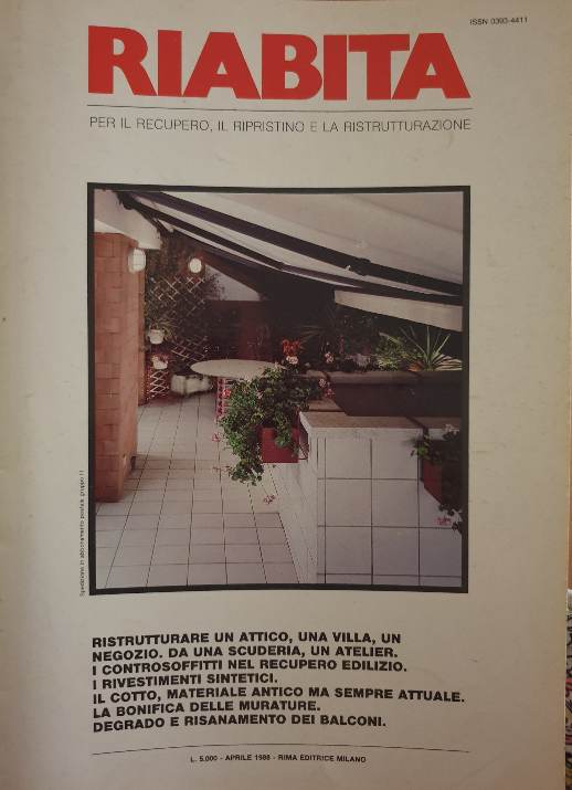 Riabita. Per il recupero, il ripristino e la ristrutturazione. N°4, Aprile 1988