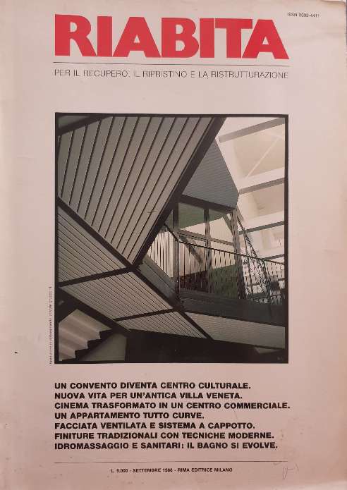 Riabita. Per il recupero, il ripristino e la ristrutturazione. N°9, Settembre 1988