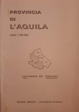 Provincia di L'Aquila: Cartografia del territorio scala 1:100.000