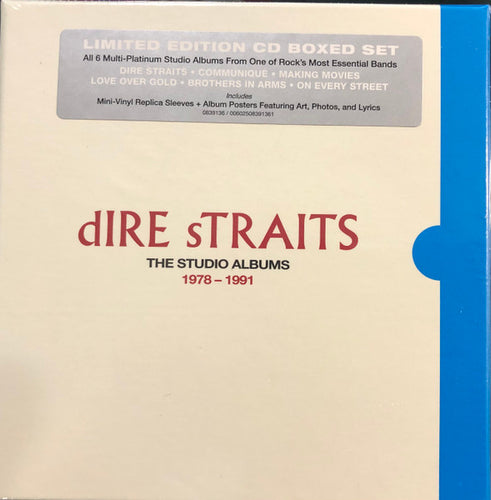 Cd - Dire Straits  The Studio Albums 1978 - 1991 Boxset