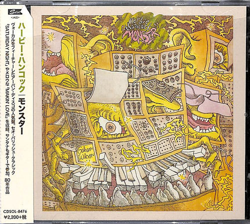 Cd - Herbie Hancock  Monster Japan CD incs + 6 BONUS TRACKS & OBI