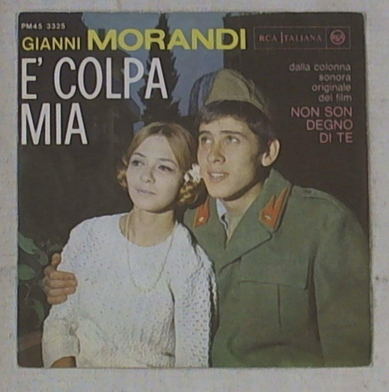 GIANNI MORANDI e colpa mia ( world music ) 7/45 italy